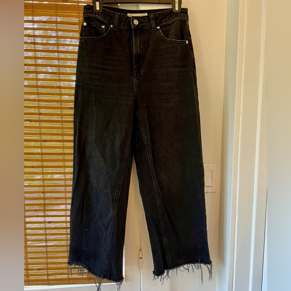 TopShop black high waisted jeans